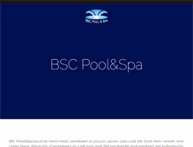 Tablet Screenshot of bscpoolandspa.com
